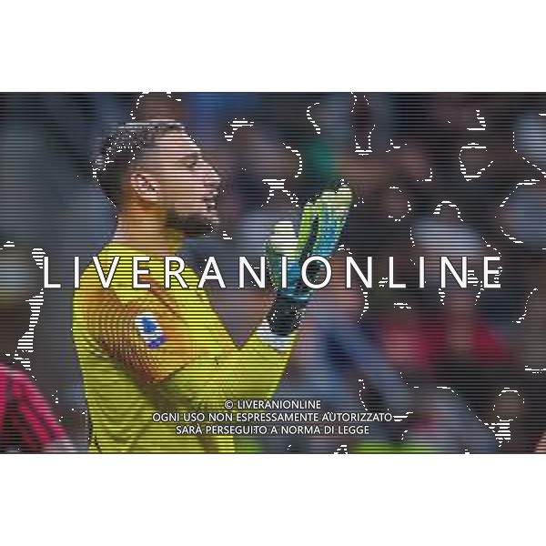 Gianluigi Donnarumma of AC Milan during italian soccer Serie A season 2019/20 of AC Milan - Photo credit Fabrizio Carabelli /LMEDIA/ AGENZIA ALDO LIVERANI SAS