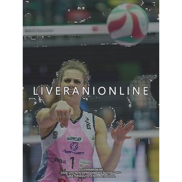 Campionato di Volley Serie A1 Femminile 2019/2020 Italy, Italia 01/01/2020 Italian Serie A1 Women Volleyball Season 2019/20 Nella foto: Nina Popovich (Casalmaggiore) ©Ettore Griffoni - Alessio Marini / AGENZIA ALDO LIVERANI SAS