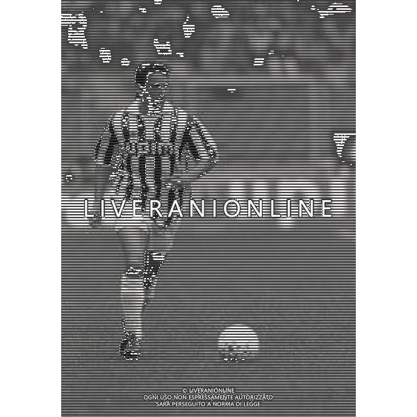 03-05-1992 TORINO CAMPIONATO DI CALCIO SERIE A JUVENTUS SAMPDORIA 0-0 NELLA FOTO ROBERTO BAGGIO AG ALDO LIVERANI SAS