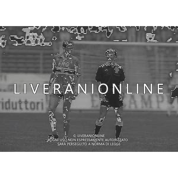 03-05-1992 TORINO CAMPIONATO DI CALCIO SERIE A JUVENTUS SAMPDORIA 0-0 NELLA FOTO SREKO KATANEC E ARBITRO WALTER CINCIRIPINI AG ALDO LIVERANI SAS