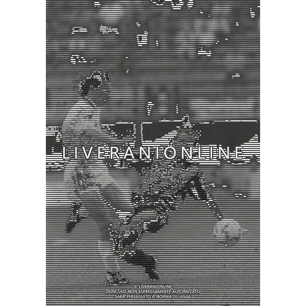 01-09-1991 MILANO CAMPIONATO DI CALCIO SERIE A INTER FOGGIA 1-1 NELLA FOTO IGOR SHALIMOV E FAUSTO PIZZI AG ALDO LIVERANI SAS