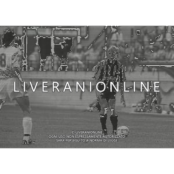 01-09-1991 MILANO CAMPIONATO DI CALCIO SERIE A INTER FOGGIA 1-1 NELLA FOTO ANDREAS BREHME AG ALDO LIVERANI SAS