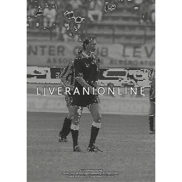 01-09-1991 MILANO CAMPIONATO DI CALCIO SERIE A INTER FOGGIA 1-1 NELLA FOTO ARBITRO WALTER CINCIRIPINI AG ALDO LIVERANI SAS