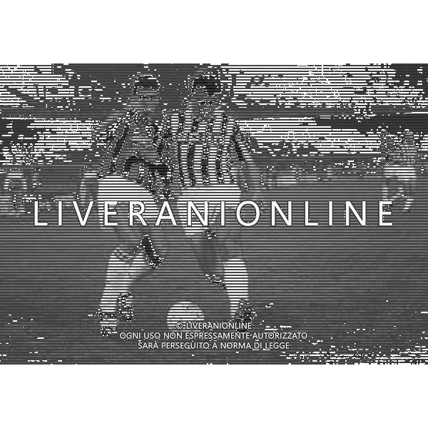 14-04-1992 TORINO SEMIFINALE DI RITORNO DI COPPA ITALIA JUVENTUS MILAN 1-0 NELLA FOTO PIERLUIGI CASIRAGHI E MAURO TASSOTTI AG ALDO LIVERANI SAS