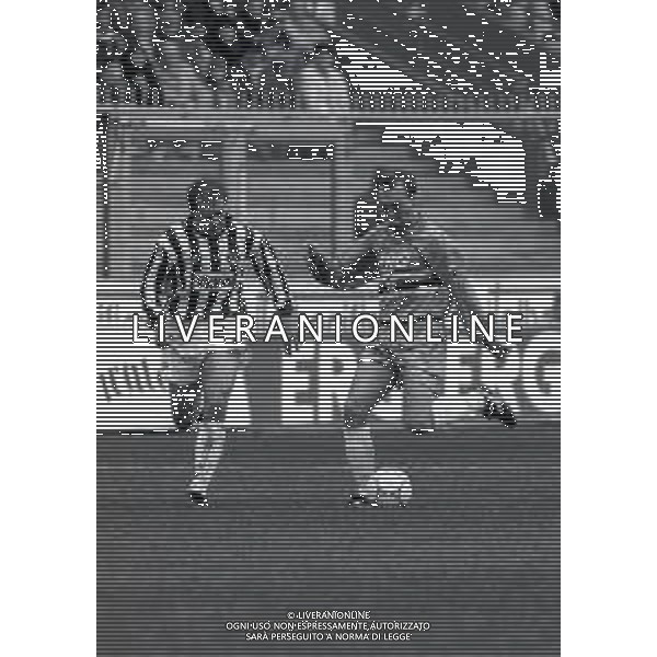 06-02-1994 GENOVA-CAMPIONATO DI CALCIO SERIE A SAMPDORIA UDINESE 6-2 NELLA FOTO DAVID PLATT E MAREK KOZMINSKI AG ALDO LIVERANI SAS