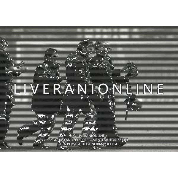 20-11-1994 BRESCIA CAMPIONATO DI CALCIO SERIE A BRESCIA ROMA 0-0 NELLA FOTO INVASIONE DEL TIFOSO CAVALLO PAZZO AG ALDO LIVERANI SAS