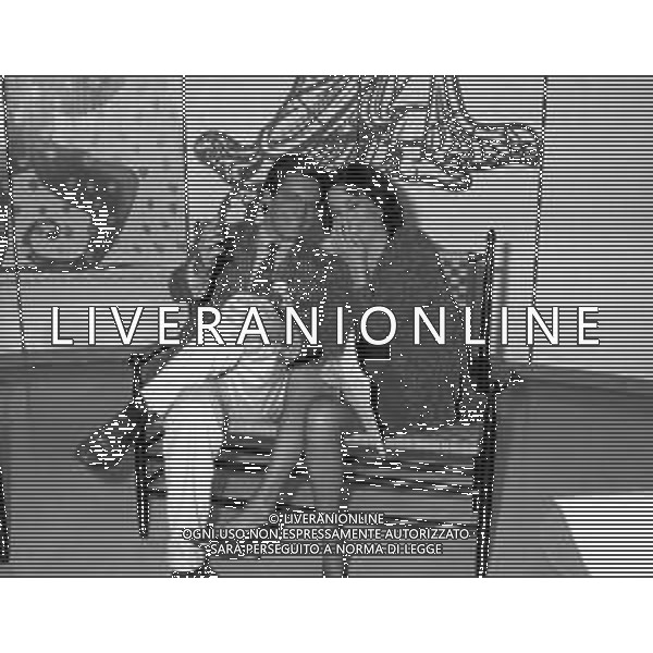 ALESSANDRO CECCHI PAONE, giornalista, conduttore televisivo italiano - RETROSPETTIVA Nella foto con Sabina Ciuffini nel 1986 ©ARCHIVIO AGENZIA ALDO LIVERANI SAS