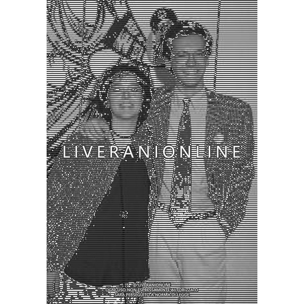 ALESSANDRO CECCHI PAONE, giornalista, conduttore televisivo italiano - RETROSPETTIVA Nella foto con Sabina Ciuffini nel 1986 ©ARCHIVIO AGENZIA ALDO LIVERANI SAS