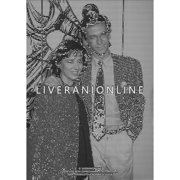 ALESSANDRO CECCHI PAONE, giornalista, conduttore televisivo italiano - RETROSPETTIVA Nella foto con Sabina Ciuffini nel 1986 ©ARCHIVIO AGENZIA ALDO LIVERANI SAS