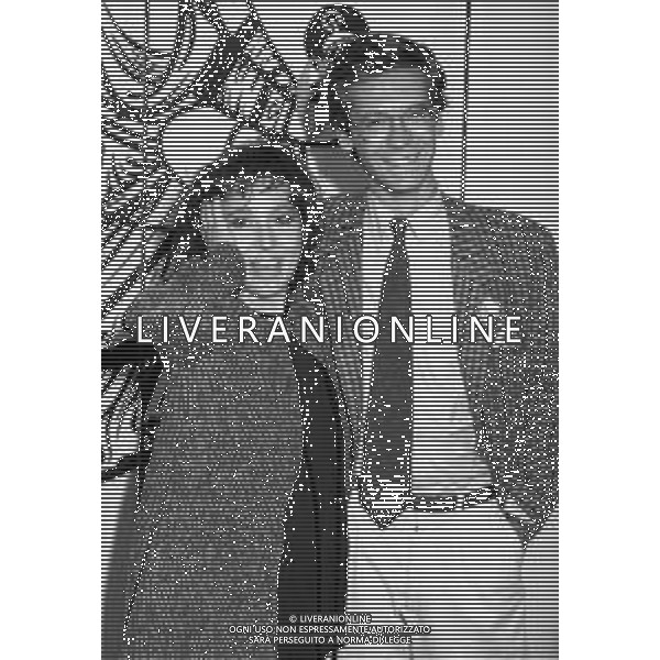 ALESSANDRO CECCHI PAONE, giornalista, conduttore televisivo italiano - RETROSPETTIVA Nella foto con Sabina Ciuffini nel 1986 ©ARCHIVIO AGENZIA ALDO LIVERANI SAS