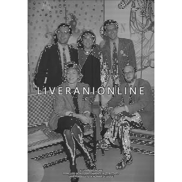 ALESSANDRO CECCHI PAONE, giornalista, conduttore televisivo italiano - RETROSPETTIVA Nella foto con Sabina Ciuffini nel 1986 ©ARCHIVIO AGENZIA ALDO LIVERANI SAS