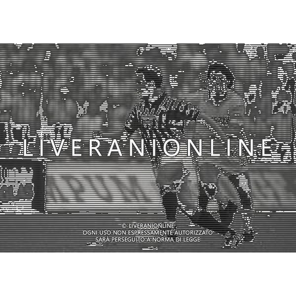 15-09-1985 MILANO CAMPIONATO DI CALCIO SERIE A MILAN LECCE 1-0 NELLA FOTO ANDREA ICARDI AG ALDO LIVERANI SAS