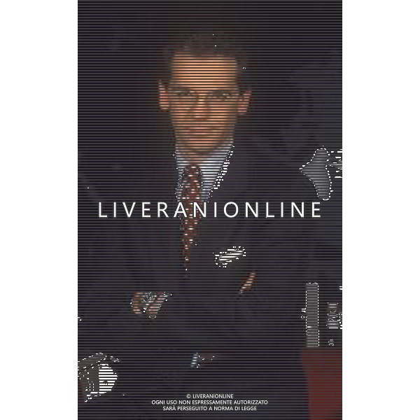 ALESSANDRO CECCHI PAONE, giornalista, conduttore televisivo italiano - RETROSPETTIVA ©ARCHIVIO AGENZIA ALDO LIVERANI SAS