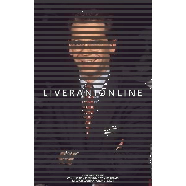 ALESSANDRO CECCHI PAONE, giornalista, conduttore televisivo italiano - RETROSPETTIVA ©ARCHIVIO AGENZIA ALDO LIVERANI SAS