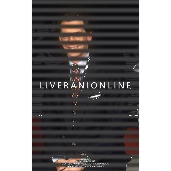 ALESSANDRO CECCHI PAONE, giornalista, conduttore televisivo italiano - RETROSPETTIVA ©ARCHIVIO AGENZIA ALDO LIVERANI SAS