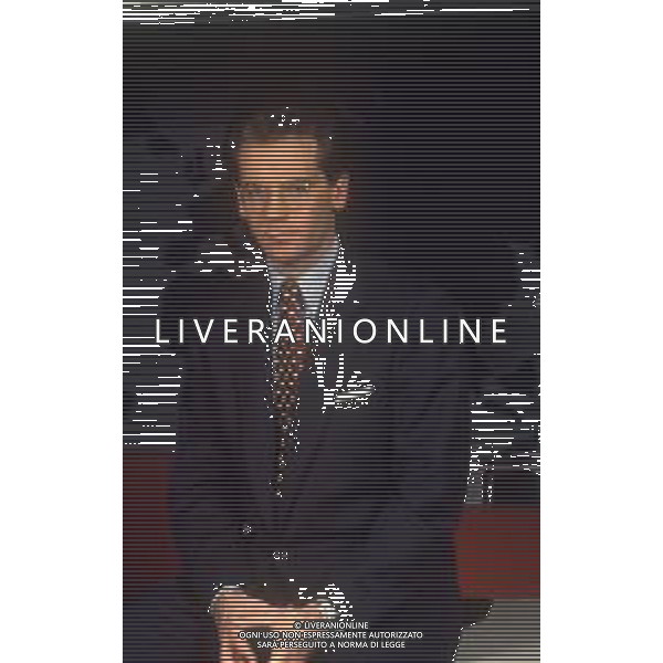 ALESSANDRO CECCHI PAONE, giornalista, conduttore televisivo italiano - RETROSPETTIVA ©ARCHIVIO AGENZIA ALDO LIVERANI SAS