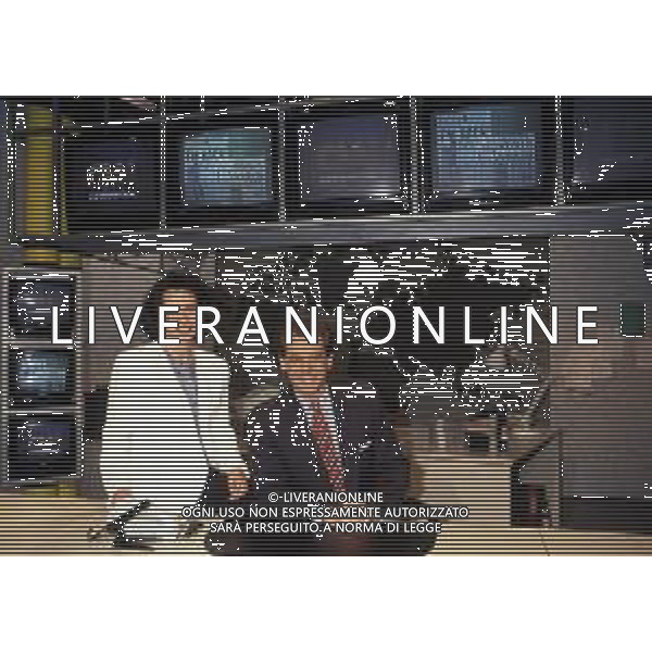 ALESSANDRO CECCHI PAONE, giornalista, conduttore televisivo italiano - RETROSPETTIVA Nella foto con Cesara Buonamici ©ARCHIVIO AGENZIA ALDO LIVERANI SAS
