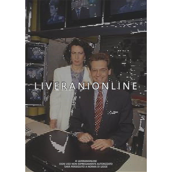 ALESSANDRO CECCHI PAONE, giornalista, conduttore televisivo italiano - RETROSPETTIVA Nella foto con Cesara Buonamici ©ARCHIVIO AGENZIA ALDO LIVERANI SAS