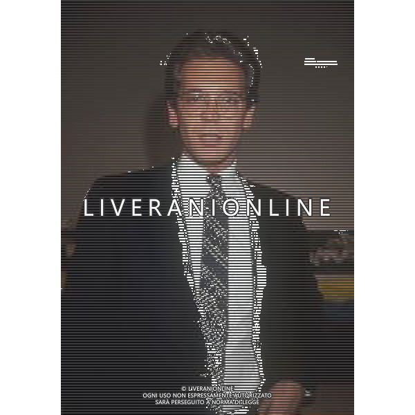 ALESSANDRO CECCHI PAONE, giornalista, conduttore televisivo italiano - RETROSPETTIVA ©ARCHIVIO AGENZIA ALDO LIVERANI SAS