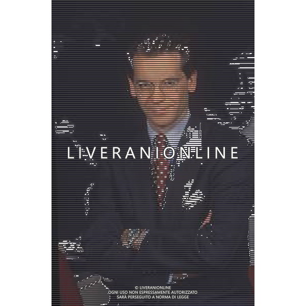 ALESSANDRO CECCHI PAONE, giornalista, conduttore televisivo italiano - RETROSPETTIVA ©ARCHIVIO AGENZIA ALDO LIVERANI SAS