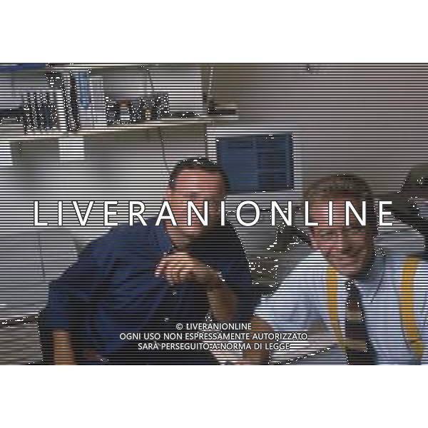 ALESSANDRO CECCHI PAONE, giornalista, conduttore televisivo italiano - RETROSPETTIVA Nella foto con Gianni Anversa alla conduzione di \'La cronaca in diretta\' nel 1994 su Rai 2 ©ARCHIVIO AGENZIA ALDO LIVERANI SAS