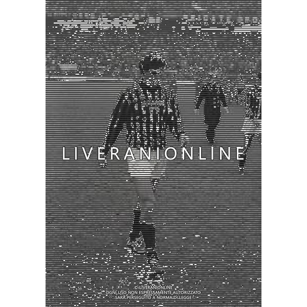 05-01-1986 MILANO CAMPIONATO DI CALCIO SERIE A MILAN BARI 0-0 NELLA FOTO LUIGI RUSSO AG ALDO LIVERANI SAS