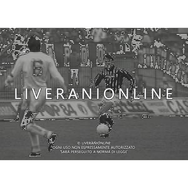 05-01-1986 MILANO CAMPIONATO DI CALCIO SERIE A MILAN BARI 0-0 NELLA FOTO PAOLO MALDINI AG ALDO LIVERANI SAS
