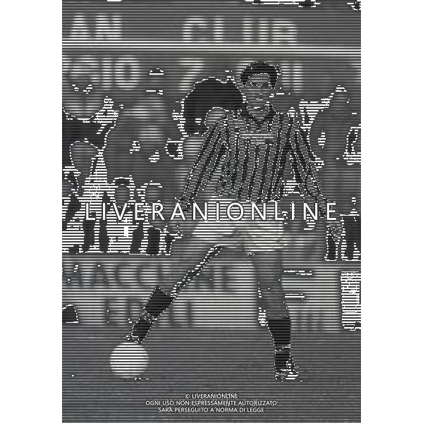 09-02-1986 MILANO CAMPIONATO DI CALCIO SERIE A MILAN SAMPDORIA 2-2 NELLA FOTO AGOSTINO DI BARTOLOMEI AG ALDO LIVERANI SAS