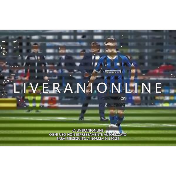 Nicolo Barella of FC Internazionale during italian soccer Serie A season 2019/20 of FC Internazionale - Photo credit Fabrizio Carabelli /LMEDIA/ AGENZIA ALDO LIVERANI SAS