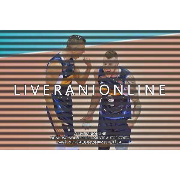 Nazionale Italiana di Volley Italy, Italia 01/01/2020 Volleyball Men Italy Team season 2019/20 Nella foto: ivan Zaytsev e Daniele Mazzone ©Lisa Guglielmo - Alessio Marini / AGENZIA ALDO LIVERANI SAS