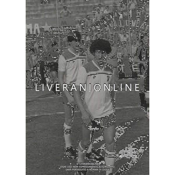 14-09-1980 MILANO CAMPIONATO DI CALCIO SERIE B MILAN BARI 1-0 NELLA FOTO CARMELO BAGNATO E ALDO SERENA AG ALDO LIVERANI SAS