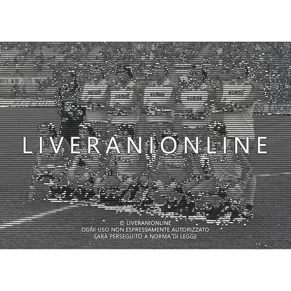 13-02-1983 MILANO CAMPIONATO DI CALCIO SERIE B MILAN CATANIA 0-0 NELLA FOTO FORMAZIONE CATANIA CALCIO 1982-1983 AG ALDO LIVERANI SAS