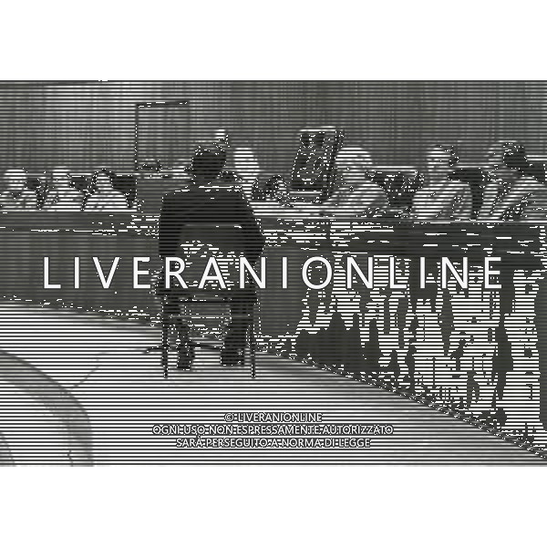 RETROSPETTIVA ROBERTO SANDALO TERRORISTA DI PRIMA LINEA NELLA FOTO ROBERTO SANDALO IN TRIBUNALE AG ALDO LIVERANI SAS