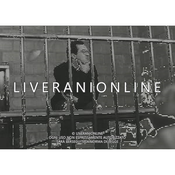 RETROSPETTIVA ROBERTO SANDALO TERRORISTA DI PRIMA LINEA NELLA FOTO ROBERTO SANDALO IN TRIBUNALE AG ALDO LIVERANI SAS