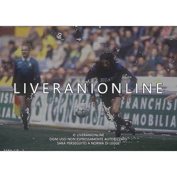 RETROSPETTIVA FELICE CENTOFANTI CALCIATORE NELLA FOTO FELICE CENTOFANTI CON LA MAGLIA DELL\'INTER CALCIO NELL\'ANNO 1995-1996 AG ALDO LIVERANI SAS