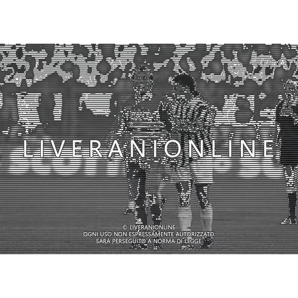 08-09-1993 TORINO-CAMPIONATO DI CALCIO JUVENTUS SAMPDORIA 3-1 NELLA FOTO MORENO MANNINI E ROBERTO BAGGIO AG ALDO LIVERANI SAS