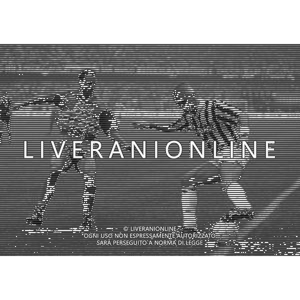 08-09-1993 TORINO-CAMPIONATO DI CALCIO JUVENTUS SAMPDORIA 3-1 NELLA FOTO FABRIZIO RAVANELLI E PIETRO VIERCHOWOD AG ALDO LIVERANI SAS