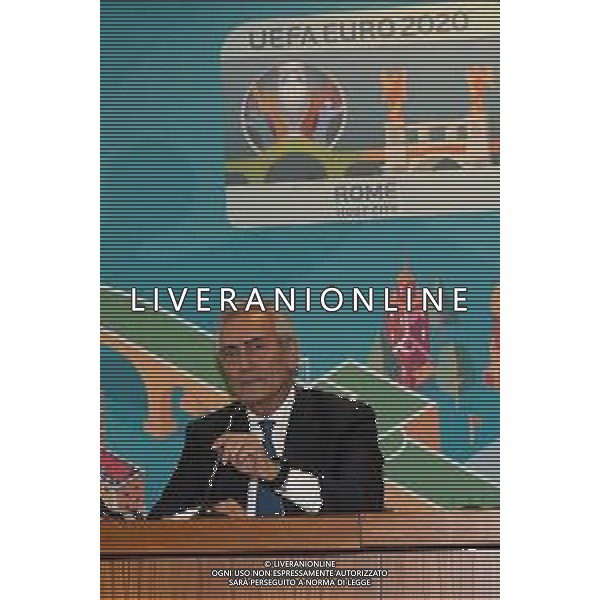 Calcio Internazionali Roma, Italia 01/01/2020 Conferenza stampa Euro2020 GABRIELE GRAVINA (PRESIDENTE FIGC) Nella foto: GABRIELE GRAVINA (PRESIDENTE FIGC) ©Alessio Marini / AGENZIA ALDO LIVERANI SAS