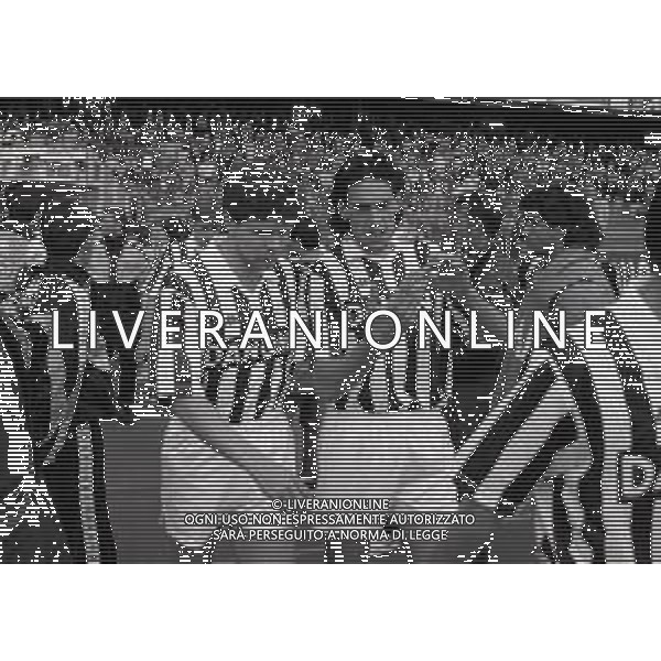 02-04-1994 TORINO CAMPIONATO DI CLCIO SERIE A JUVENTUS INTER 1-0 NELLA FOTO ANDREAS MOLLER E MORENO TORRICELLI AG ALDO LIVERANI SAS