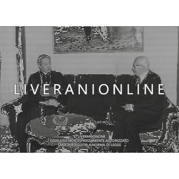 RETROSPETTIVA SANDRO PERTINI POLITICO NELLA FOTO SANDRO PERTINI CON IL CARDINALE CARLO MARIA MARTINI AG ALDO LIVERANI SAS