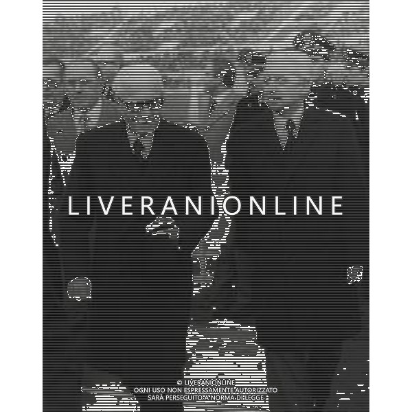 RETROSPETTIVA SANDRO PERTINI POLITICO NELLA FOTO SANDRO PERTINI CON ARTEMIO FRANCHI AG ALDO LIVERANI SAS