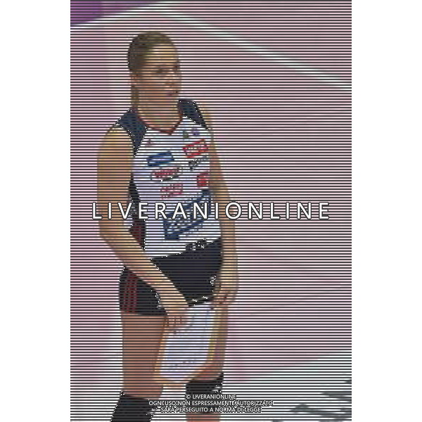 Campionato di Volley Serie A1 Femminile 2019/2020 Firenze, Italia 01/01/2020 Italian Volleyball Serie A1 Women season 2019/20 Nella foto: Sara Loda (Zanetti Bergamo) ©Lisa Guglielmi - Alessio Marini / AGENZIA ALDO LIVERANI SAS