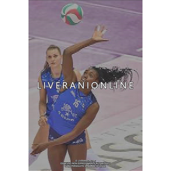 Campionato di Volley Serie A1 Femminile 2019/2020 Firenze, Italia 01/01/2020 Italian Volleyball Serie A1 Women season 2019/20 Nella foto: Sylvia Nwakalor (Il Bisonte Firenze) ©Lisa Guglielmi - Alessio Marini / AGENZIA ALDO LIVERANI SAS