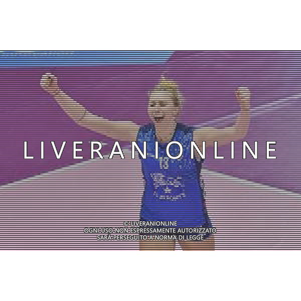 Campionato di Volley Serie A1 Femminile 2019/2020 Firenze, Italia 01/01/2020 Italian Volleyball Serie A1 Women season 2019/20 Nella foto: Sarah Fahr (Il Bisonte Firenze) ©Lisa Guglielmi - Alessio Marini / AGENZIA ALDO LIVERANI SAS