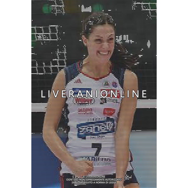Campionato di Volley Serie A1 Femminile 2019/2020 Firenze, Italia 01/01/2020 Italian Volleyball Serie A1 Women season 2019/20 Nella foto: Vittoria Prandi (Zanetti Bergamo) ©Lisa Guglielmi - Alessio Marini / AGENZIA ALDO LIVERANI SAS