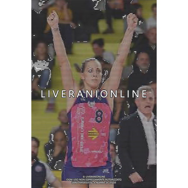 Campionato di Volley Serie A1 Femminile 2019/2020 Firenze, Italia 01/01/2020 Italian Volleyball Serie A1 Women season 2019/20 Nella foto: Enrica Merlo (Savino Del Bene Scandicci) ©Lisa Guglielmi - Alessio Marini / AGENZIA ALDO LIVERANI SAS