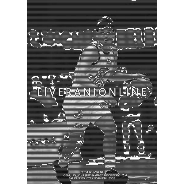 23-10-1994 MILANO CAMPIONATO DI BASKET SERIE A 1 STEFANEL MILANO CAGIVA VARESE NELLA FOTO FERNANDO GENTILE AG ALDO LIVERANI SAS