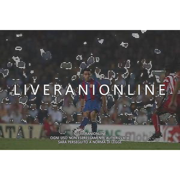 05-09-2002 BARCELLONA- BARCELLONA ATLETICO MADRID NELLA FOTO XAVI AG ALDO LIVERANI SAS