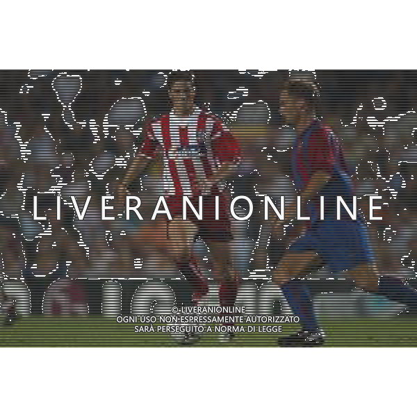 05-09-2002 BARCELLONA- BARCELLONA ATLETICO MADRID NELLA FOTO FERNANDO TORRES AG ALDO LIVERANI SAS