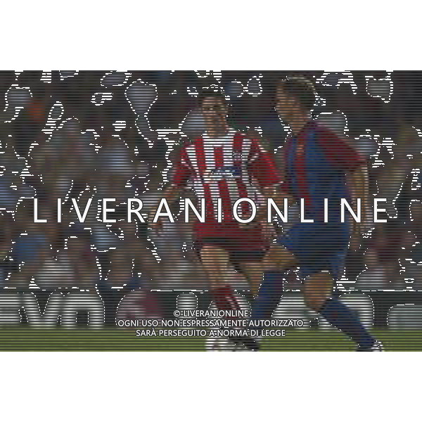 05-09-2002 BARCELLONA- BARCELLONA ATLETICO MADRID NELLA FOTO FERNANDO TORRES AG ALDO LIVERANI SAS